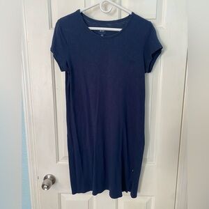 Gap Navy Blue Casual T-Shirt Dress
